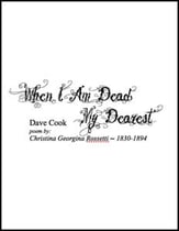 When I Am Dead SATB choral sheet music cover